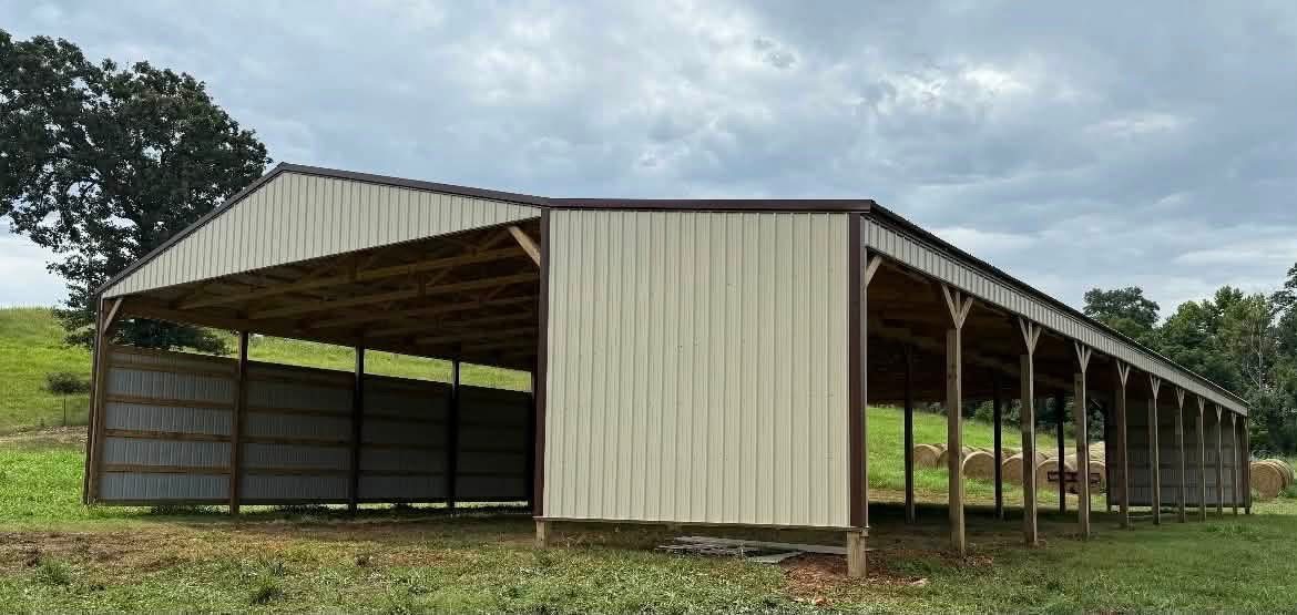 40×100 Barn + 15' Lean-To