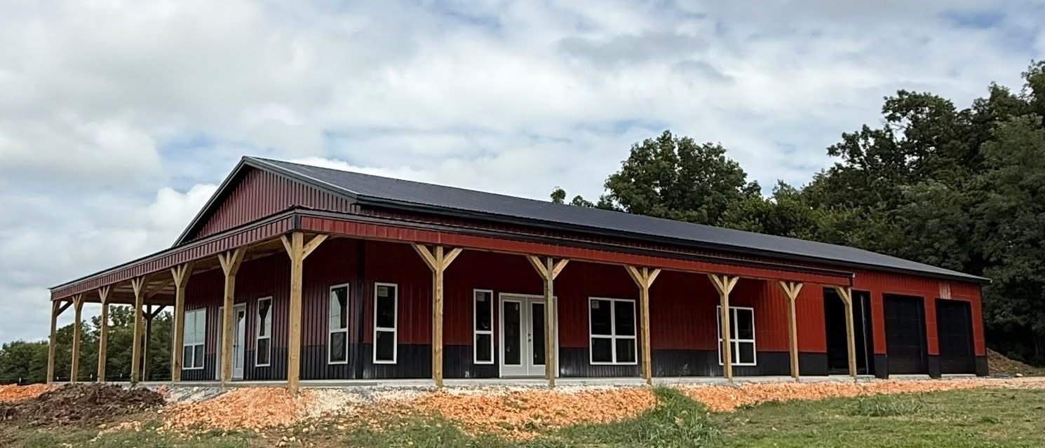 40×100 Barndo + Wrap Porch
